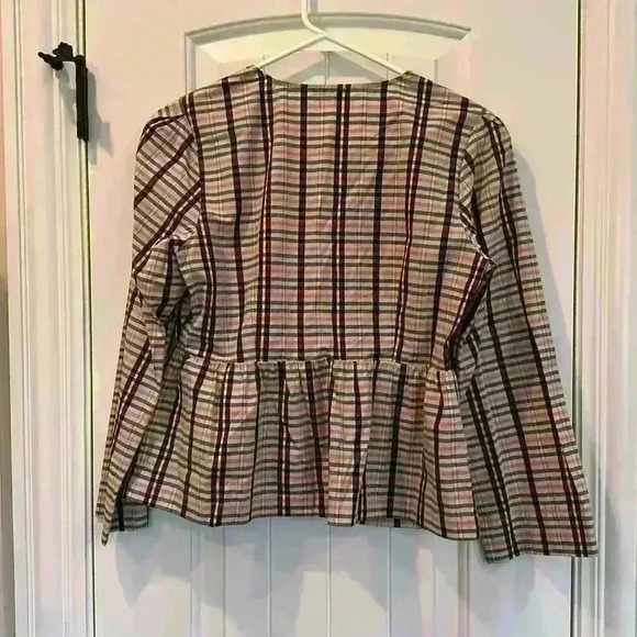 Rails Noella Plaid Empire-Waist Top - Picture 5 of 16